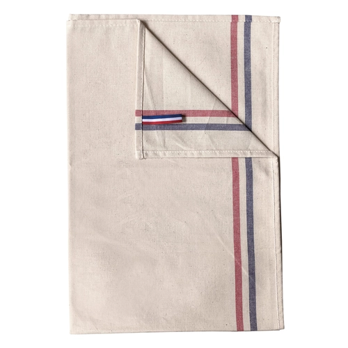image du produit Essuie-vaisselle 2 rayures Origine France Garantie - Torchon KARIBAN