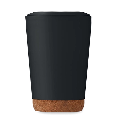 image du produit Gobelet à double paroi en PP avec base en liège 300 ml