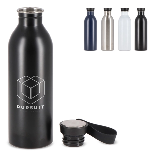 image du produit Gourde 500 ml en acier inoxydable - look élégant