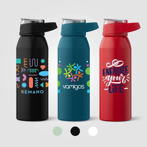 image du produit Gourde de sport en acier inoxydable recyclé – 710 ml