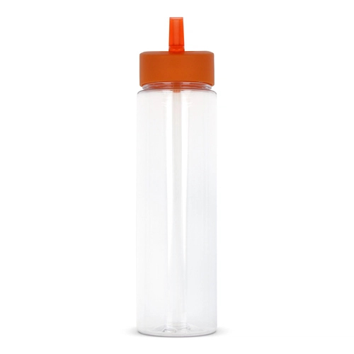 image du produit Gourde en RPET avec paille pliable