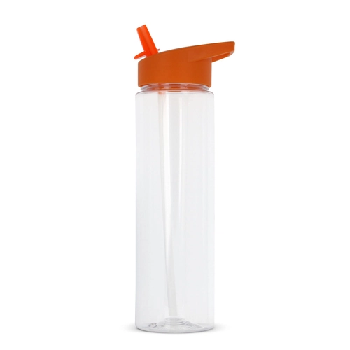 image du produit Gourde en RPET avec paille pliable