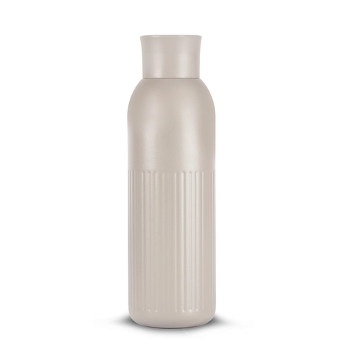 image du produit Gourde isotherme acier recyclé - 500 ml avec bouchon poussoir