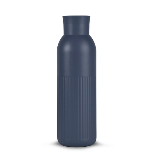image du produit Gourde isotherme acier recyclé - 500 ml avec bouchon poussoir