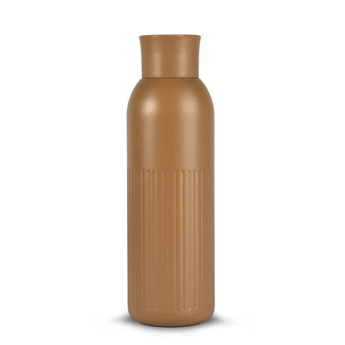 image du produit Gourde isotherme acier recyclé - 500 ml avec bouchon poussoir