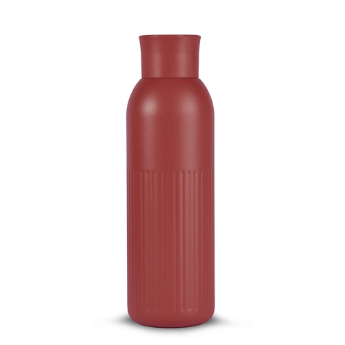 image du produit Gourde isotherme acier recyclé - 500 ml avec bouchon poussoir