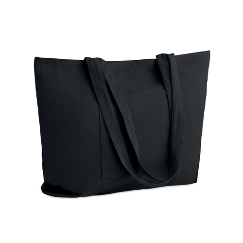 image du produit Grand sac shopping/de plage en velours côtelé de polyester