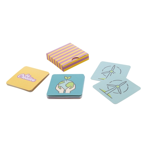 image du produit Jeu de mémory en papier avec motifs thématiques - fabrication europe