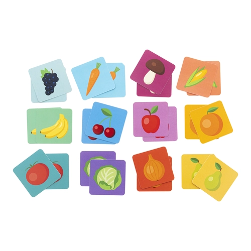 image du produit Jeu de mémory en papier avec motifs thématiques - fabrication europe