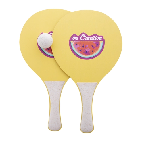 image du produit Jeu tennis de plage personnalisé - fabrication Europe