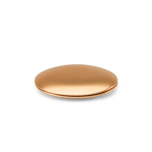 image du produit Miroir rond double face en aluminium avec fermeture magnétique