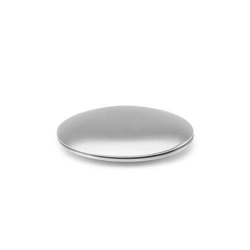image du produit Miroir rond double face en aluminium avec fermeture magnétique