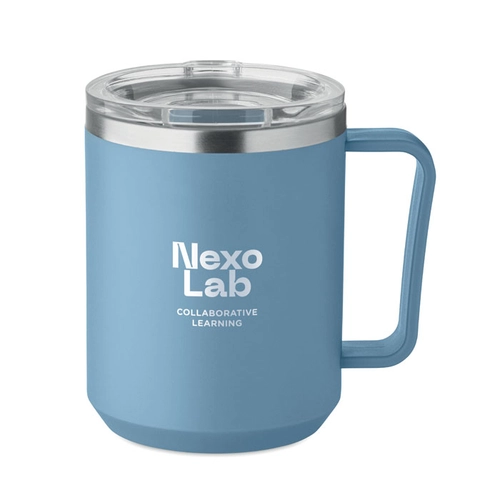 image du produit Mug à double paroi avec intérieur en acier inoxydable recyclé