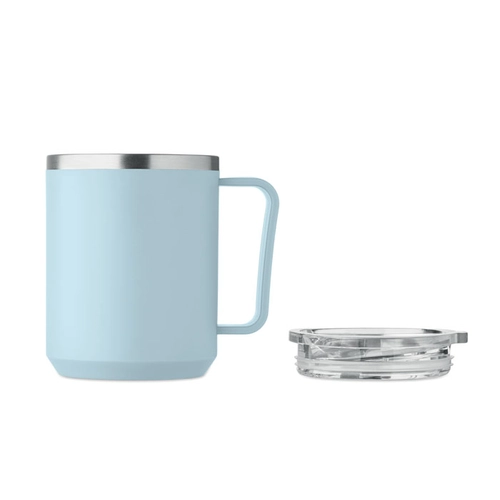 image du produit Mug à double paroi avec intérieur en acier inoxydable recyclé