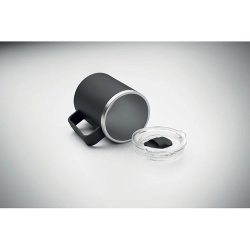 image du produit Mug à double paroi avec intérieur en acier inoxydable recyclé
