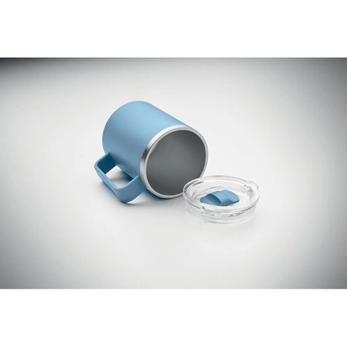 image du produit Mug à double paroi avec intérieur en acier inoxydable recyclé