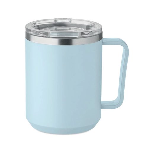 image du produit Mug à double paroi avec intérieur en acier inoxydable recyclé