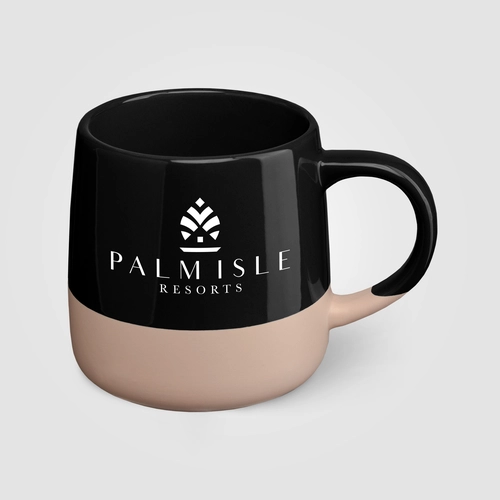 image du produit Mug céramique - design à blocs de couleur - 445 ml