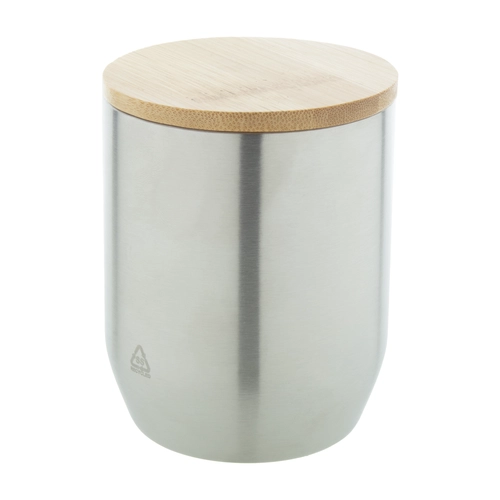 image du produit Mug thermos double paroi 300 ml - en inox recyclé et bambou