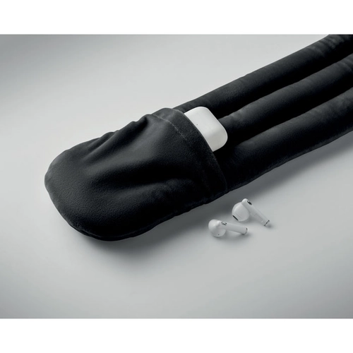 image du produit Oreiller de voyage pliable en polyester souple et en mousse