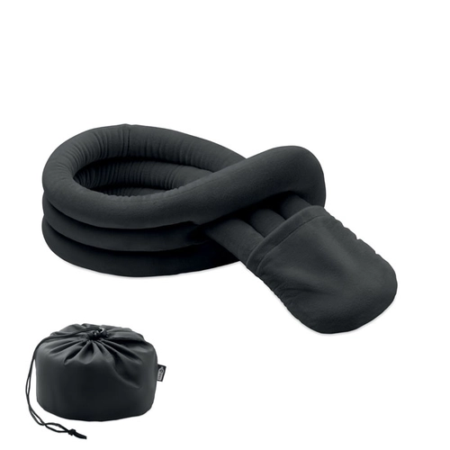 image du produit Oreiller de voyage pliable en polyester souple et en mousse