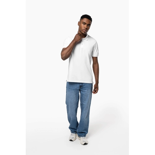 image du produit Polo piqué manches courtes homme KARIBAN - Fabrication Europe