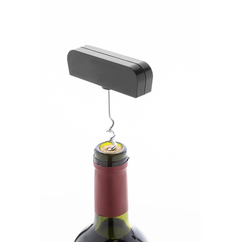 image du produit Porte-bouteille de vin en bambou avec tire-bouchon