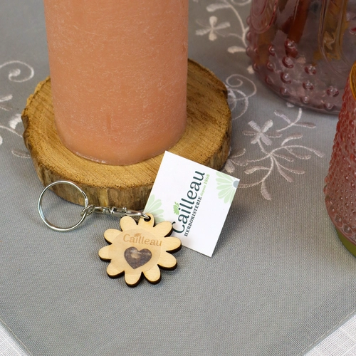 image du produit Porte-clé graines et bois