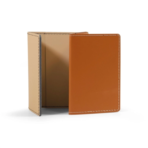 image du produit Porte-passeport cuir régénéré - made in France