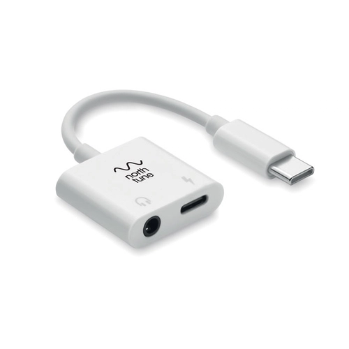 image du produit Répartiteur audio multifonctionnel USB type-C et jack 3,5 mm