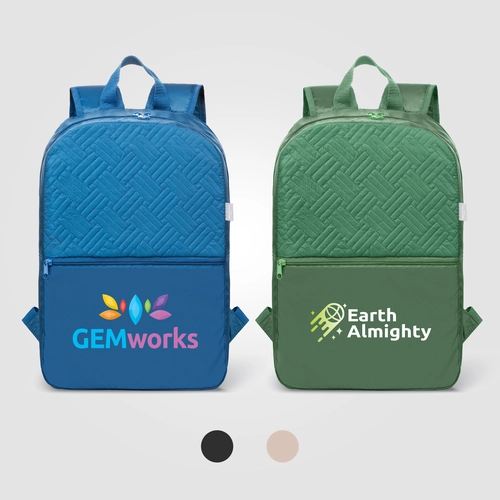 image du produit Sac à dos 210D recyclé matelassé – 13 L