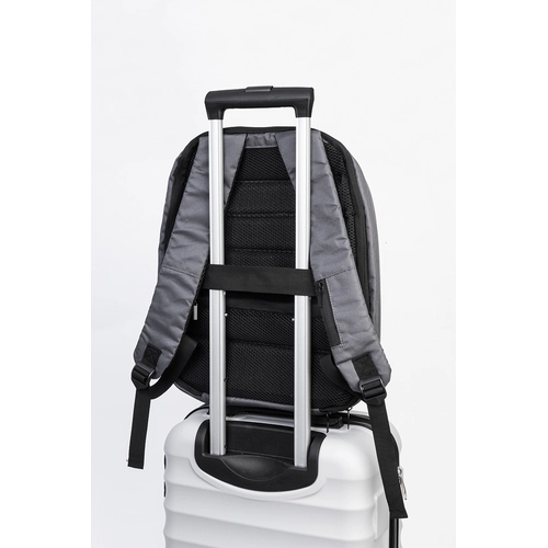 image du produit Sac à dos antivol en RPET avec compartiment zippé - emplacement PC
