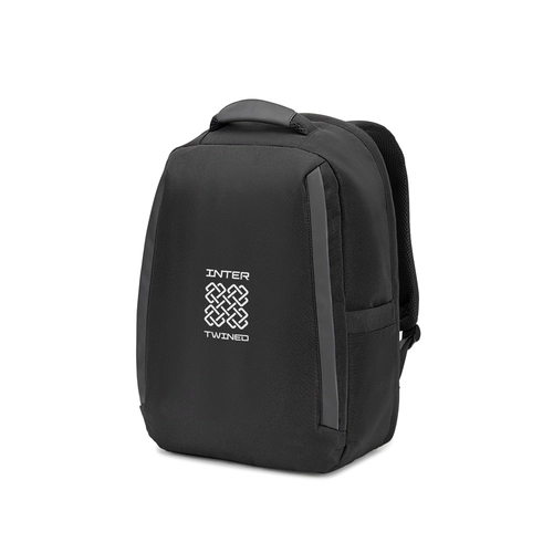 image du produit Sac à dos antivol, en twill avec revêtement hydrofuge et polyester recyclé haute densité 600D, pour ordinateur portable de 17. 3
