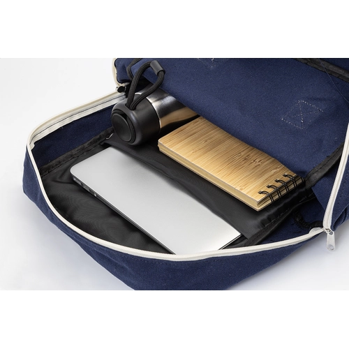 image du produit Sac à dos en toile recyclée - emplacement PC