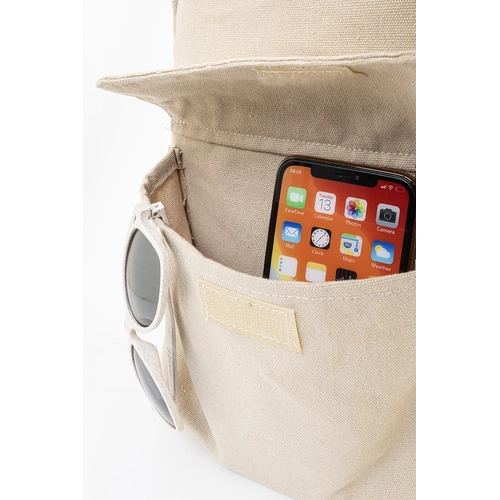 image du produit Sac à dos en toile recyclée - emplacement PC