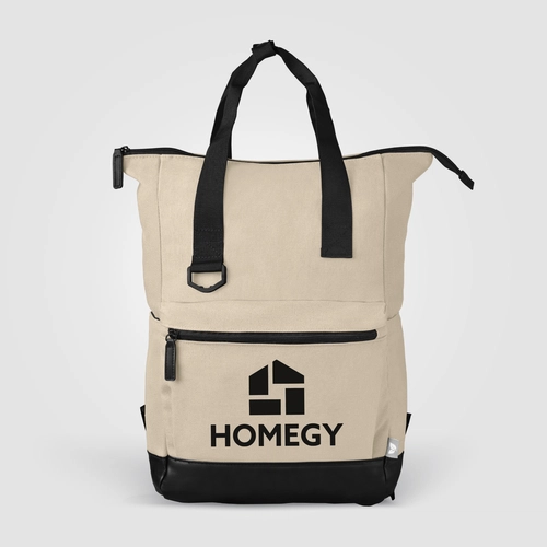 image du produit Sac à dos fourre-tout en toile de coton recyclée - 17 L