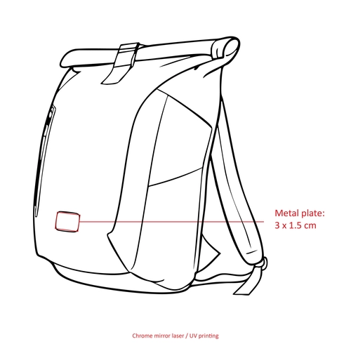 image du produit Sac à dos Ocean Plastic Roll Top 22 L