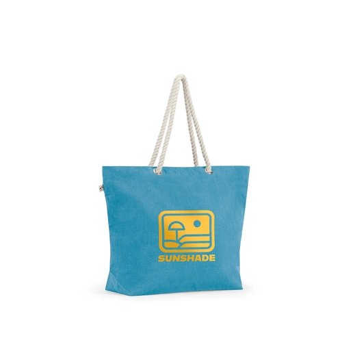 image du produit Sac de plage en coton recyclé (70 %) et polyester recyclé (30 %) (220 g/m²)