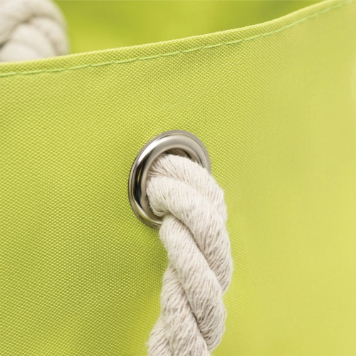 image du produit Sac de plage en polyester 300D - cordes en coton et œillets métal