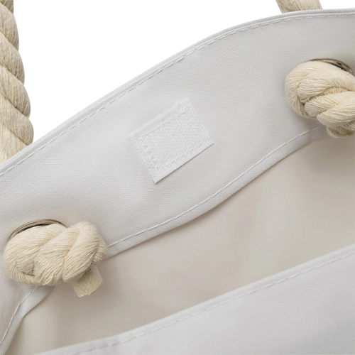 image du produit Sac de plage en polyester 300D - cordes en coton et œillets métal