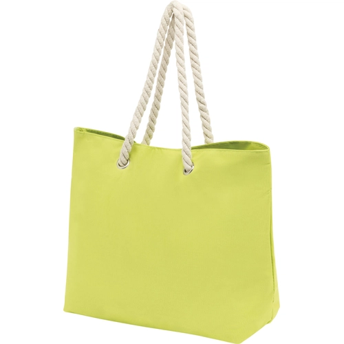 image du produit Sac de plage en polyester 300D - cordes en coton et œillets métal