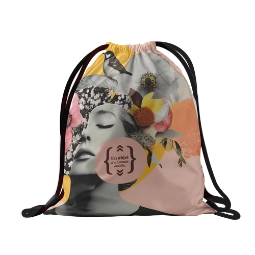 image du produit Sac ficelle 100% personnalisable en polyester waterproof 190G/M² - fabrication Europe