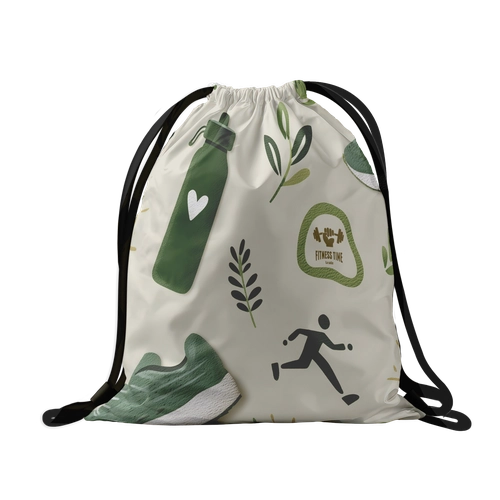 image du produit Sac ficelle 100% personnalisable en polyester waterproof 190G/M² - fabrication Europe