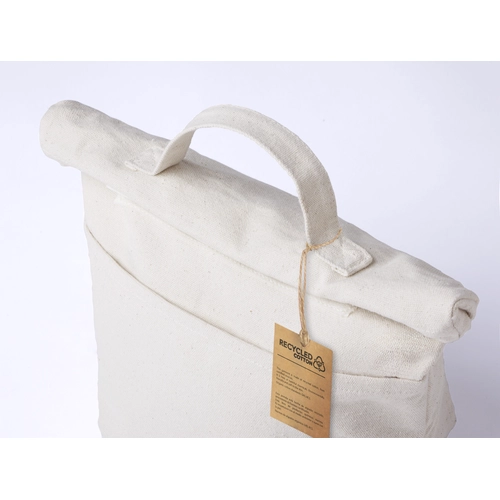 image du produit Sac isotherme en coton recyclé - fermeture velcro et intérieur en PEVA