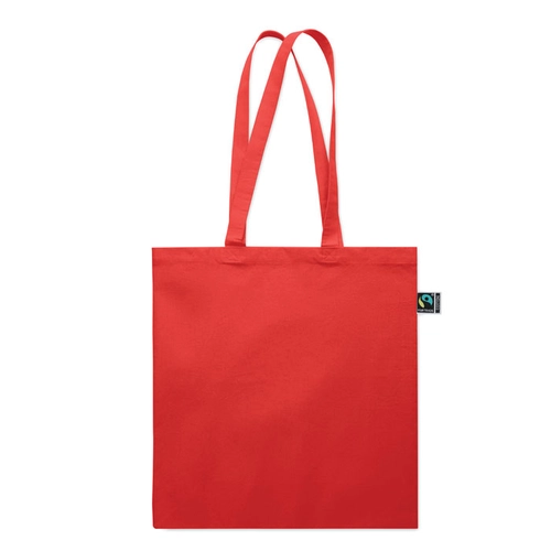 image du produit Sac shopping en coton avec soufflet et longues anses