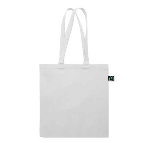 image du produit Sac shopping en coton avec soufflet et longues anses