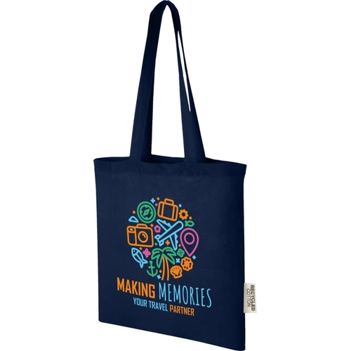 image du produit Sac shopping en coton certifié GRS de 140 g/m2 de 7 L