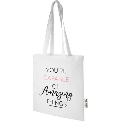 image du produit Sac shopping en coton certifié GRS de 140 g/m2 de 7 L