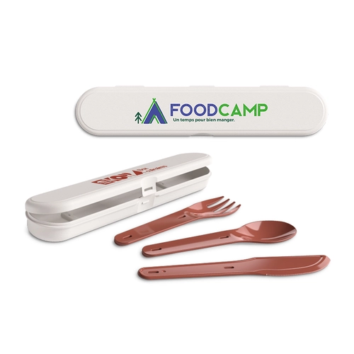 image du produit Set de couverts réutilisables en plastique - fabrication France