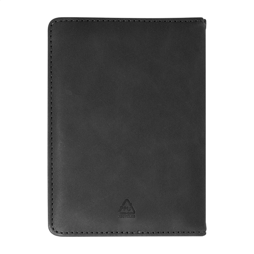 image du produit Set de voyage, porte-passeport et étiquette à bagages en PU recyclé